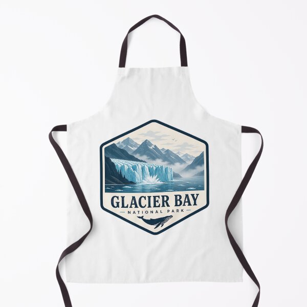 Item preview, Glacier Bay National Park Vintage Travel Badge designed and sold by TravelersGems.