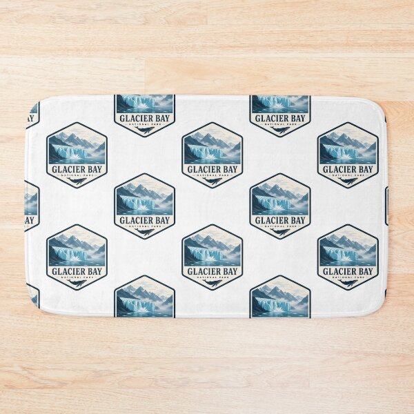 Item preview, Glacier Bay National Park Vintage Travel Badge designed and sold by TravelersGems.