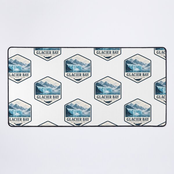 Item preview, Glacier Bay National Park Vintage Travel Badge designed and sold by TravelersGems.