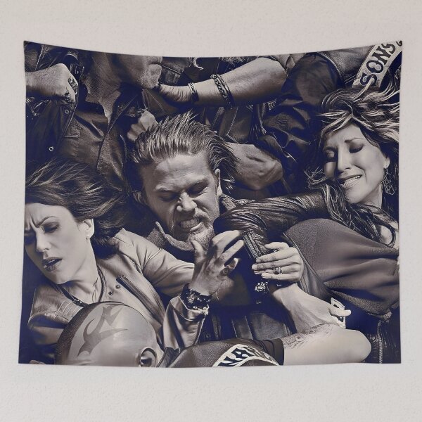 Item preview, Sons Of Anarchy Original Custom Vintage Movie Poster Wall Art designed and sold by Cool Robot Bro..