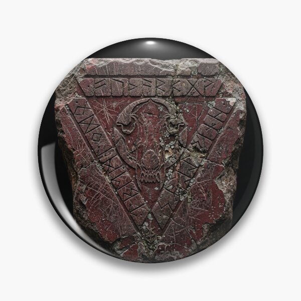 Item preview, Runestone Wolf Moon Elder Futhark Runes designed and sold by darudcraft.