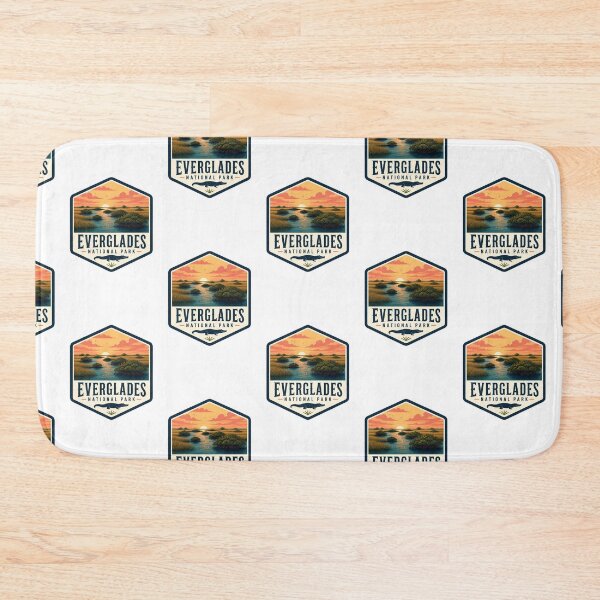 Item preview, Everglades National Park Vintage Wildlife Travel Badge designed and sold by TravelersGems.