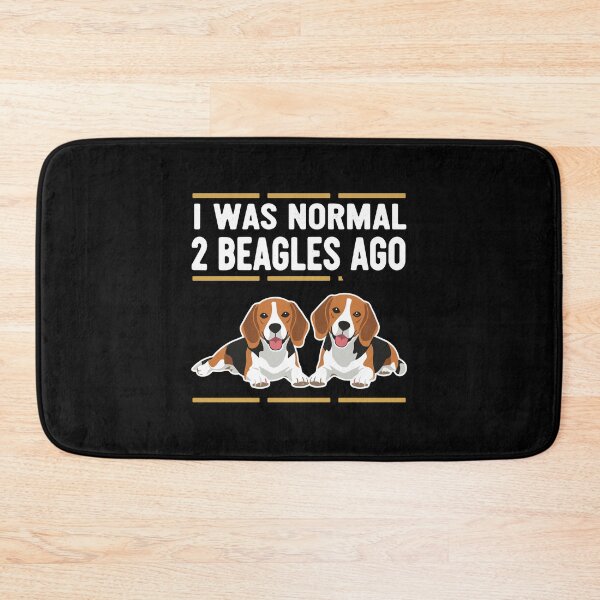 Artikelvorschau, Ich war vor zwei Beagles noch normal. Lustiger Beagle-Besitzer und Hundeliebhaber entworfen und verkauft von PopStars1993.