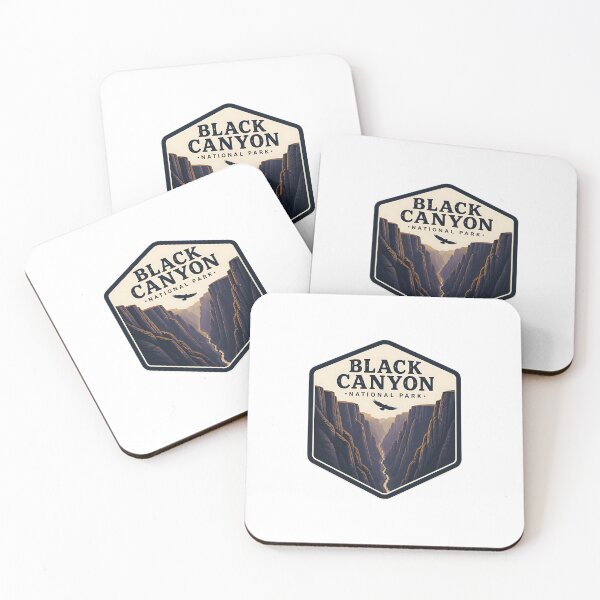 Item preview, Black Canyon of the Gunnison National Park Vintage Travel Badge designed and sold by TravelersGems.