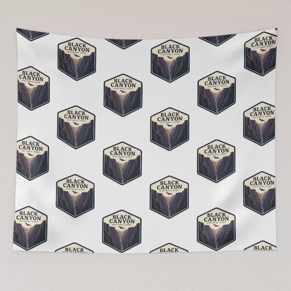 Item preview, Black Canyon of the Gunnison National Park Vintage Travel Badge designed and sold by TravelersGems.