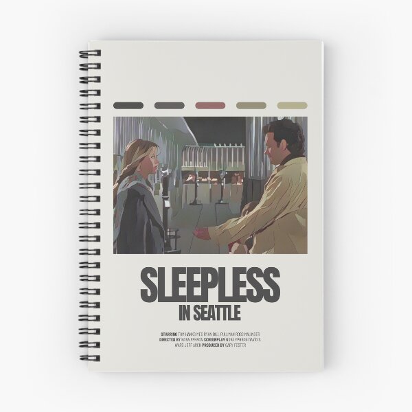 Item preview, Sleepless In Seattle Original Custom Vintage Movie Poster Wall Art designed and sold by Cool Robot Bro..