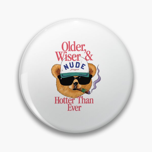 Item preview, Older Wiser And NUDE Hotter Than Ever Funny Bear Cigarette designed and sold by PixlCrypt.