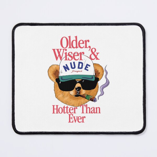 Item preview, Older Wiser And NUDE Hotter Than Ever Funny Bear Cigarette designed and sold by PixlCrypt.