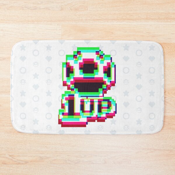 Item preview, 1up Mushroom Negative Synthwave 4 designed and sold by animinimal.
