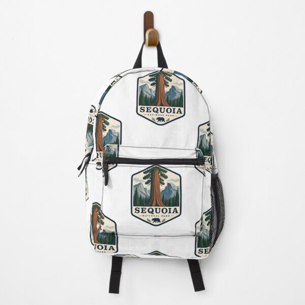 Item preview, Sequoia National Park Vintage Hiking Travel Badge designed and sold by TravelersGems.