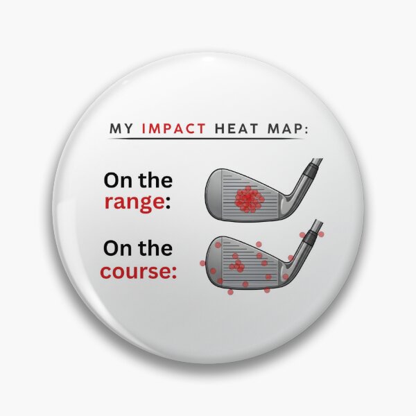 Item preview, Impact Heat Map Funny Golf Design designed and sold by QuietTeeClub.