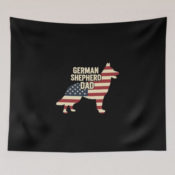 Item preview, German Shepherd Dad American Pet Owner Canine Father designed and sold by PopStars1993.