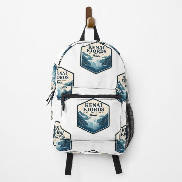 Item preview, Kenai Fjords National Park Vintage Travel Badge designed and sold by TravelersGems.