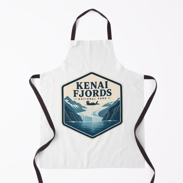 Item preview, Kenai Fjords National Park Vintage Travel Badge designed and sold by TravelersGems.
