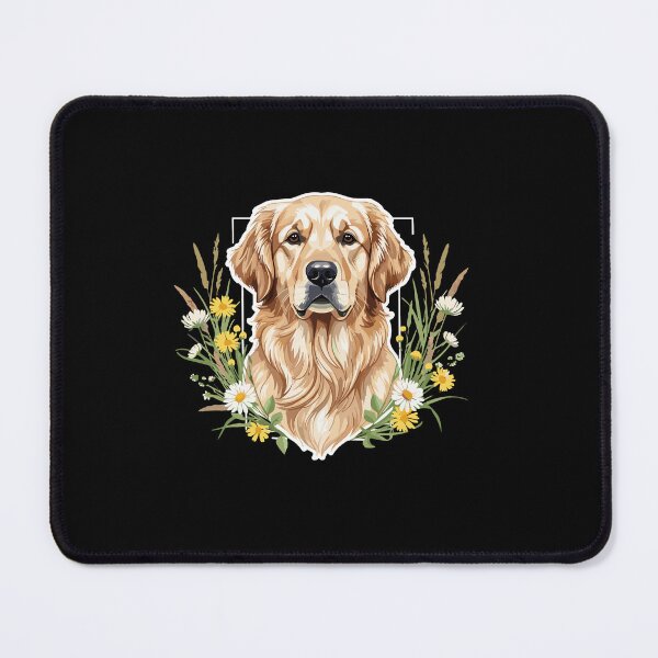 Item preview, Golden Retriever Dog Lover Pet Owner Canine Floral designed and sold by PopStars1993.