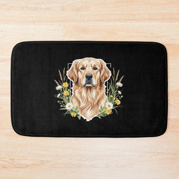 Item preview, Golden Retriever Dog Lover Pet Owner Canine Floral designed and sold by PopStars1993.