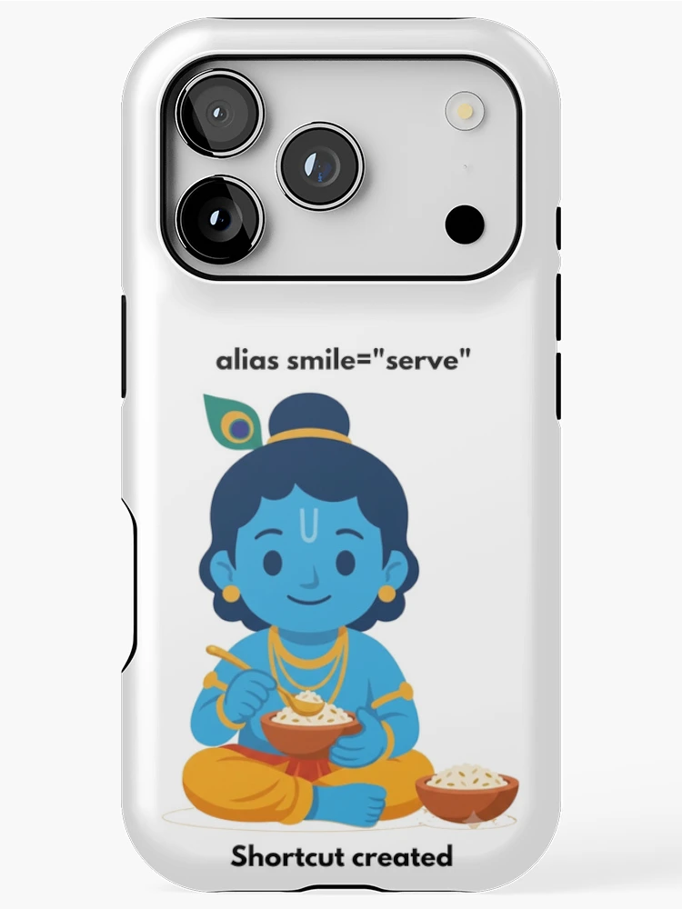 Thumbnail 1 of 4, iPhone Case, alias smile='serve' | Linux Developer Sticker | Tech Humor designed and sold by BhaktiByte.