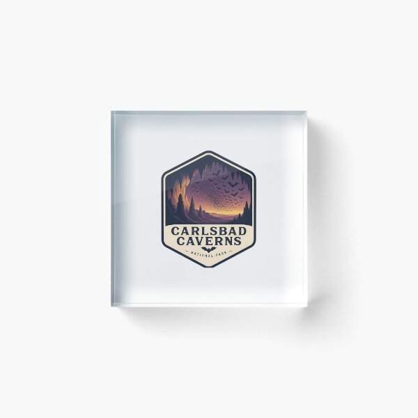 Item preview, Carlsbad Caverns National Park Vintage Cave Badge designed and sold by TravelersGems.