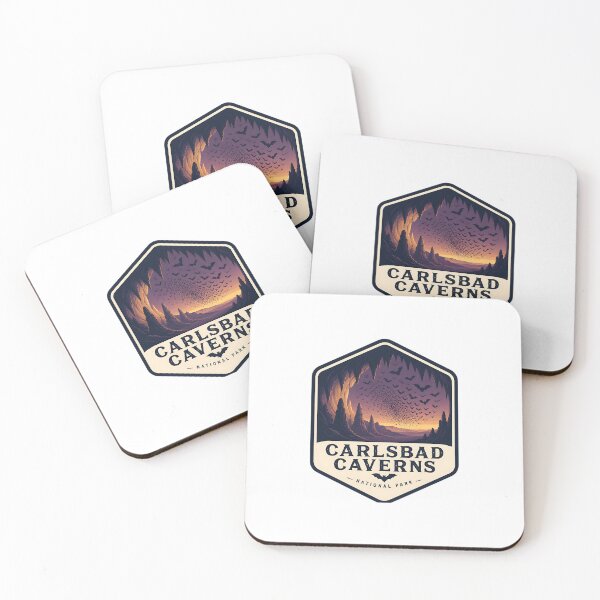 Item preview, Carlsbad Caverns National Park Vintage Cave Badge designed and sold by TravelersGems.