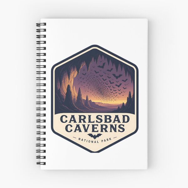 Item preview, Carlsbad Caverns National Park Vintage Cave Badge designed and sold by TravelersGems.
