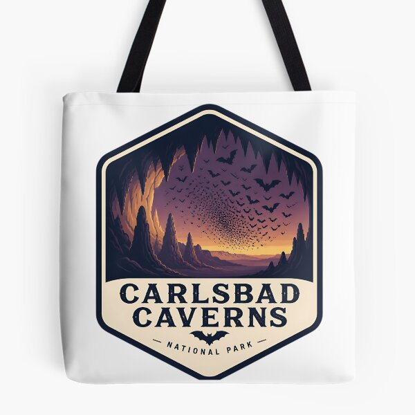 Item preview, Carlsbad Caverns National Park Vintage Cave Badge designed and sold by TravelersGems.