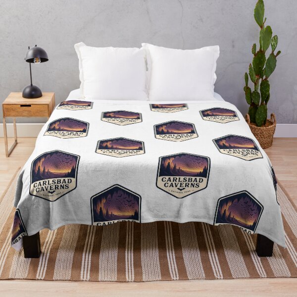 Item preview, Carlsbad Caverns National Park Vintage Cave Badge designed and sold by TravelersGems.