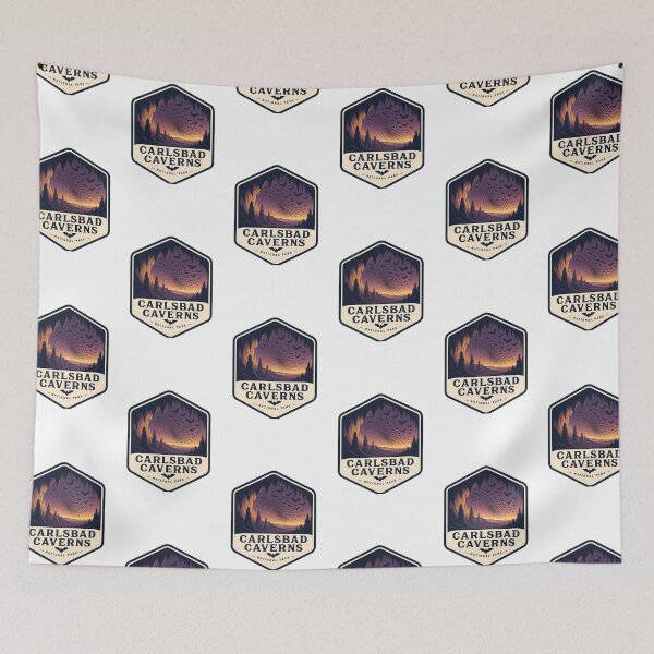 Item preview, Carlsbad Caverns National Park Vintage Cave Badge designed and sold by TravelersGems.