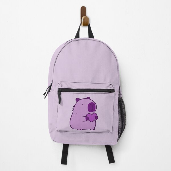 Item preview, Purple Capybara Holding Heart designed and sold by Purple Capybara Designs.