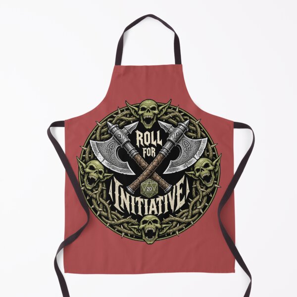 Item preview, Roll For Initiative - Dark Fantasy Medieval RPG Battle Merch designed and sold by Dice_Goblin_Studio.