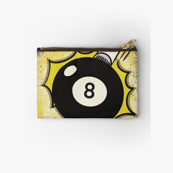 Item preview, Retro 8-Ball Pool Strike Illustration designed and sold by TAWN ILLUSTRATIONS.