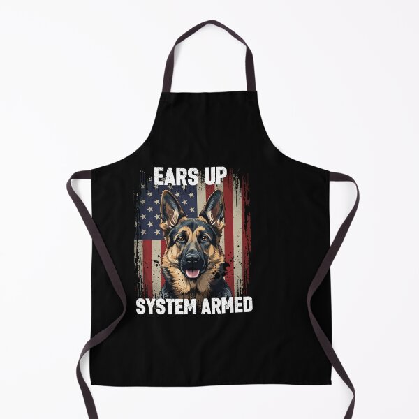 Item preview, Ears Up System Armed German Shepherd American Dog Owner K9 Police Veteran designed and sold by PopStars1993.