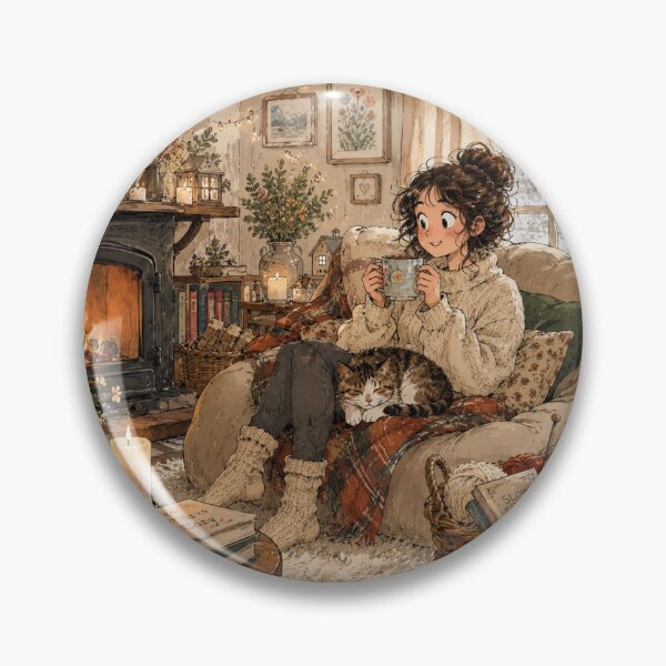 Artikelvorschau, A Cozy Evening by the Fireplace entworfen und verkauft von BlareBlare.