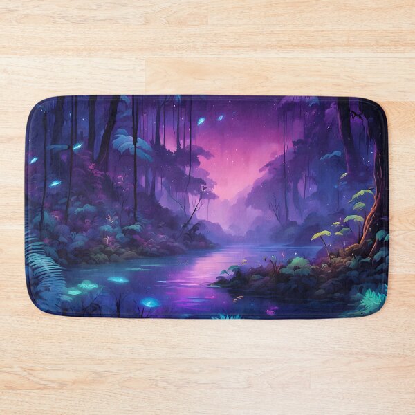 Item preview, Bioluminescent Jungle at Night designed and sold by Fanta-sticky.