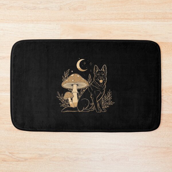 Item preview, German Shepherd Dog Mushroom Moon Celestial Witchy designed and sold by PopStars1993.