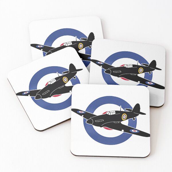 Item preview, RAF Hurricane Fighter Plane Silhouette designed and sold by Tin Robot Co..