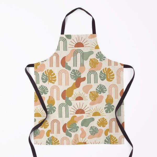 Item preview, Mid-Century Modern Boho Sun & Arch Aesthetic Pattern designed and sold by 0Zetgest.