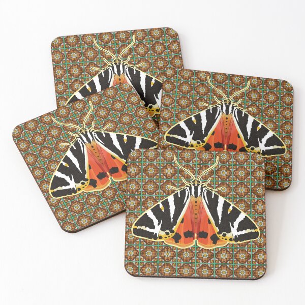 Item preview, Jersey Tiger Moth (Euplagia quadripunctaria)  designed and sold by thebugladies.