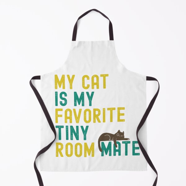 Item preview, My Cat Is My Favorite Tiny Roommate - Funny Cat Quote designed and sold by WearTheVibe Store.