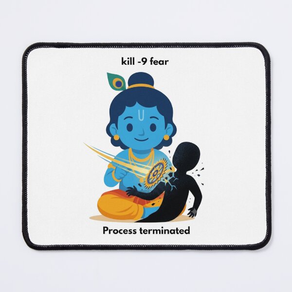 Item preview, kill -9 fear | Linux Developer Sticker | Tech Humor designed and sold by BhaktiByte.