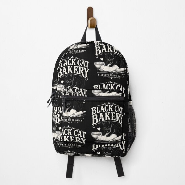 Item preview, Black Cat Bakery Biscuits Made Daily Vintage Baking Cat Halloween designed and sold by PixlCrypt.