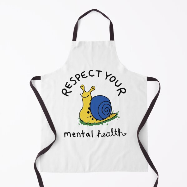 Item preview, Respect Your Mental Health Cute Snail Positive Mental Health Awareness designed and sold by PixlCrypt.