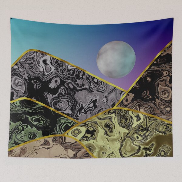 Item preview, Textured Digital Mountain Landscape designed and sold by Sartoris Art.