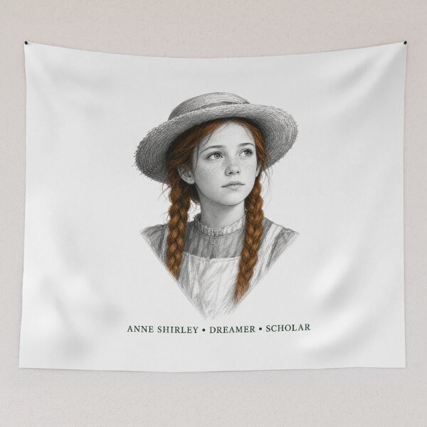 Item preview, Anne of Green Gables – Dreamer and Scholar Portrait designed and sold by Fenay Designs.