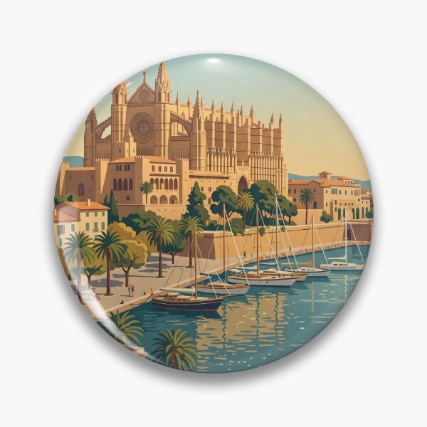 Item preview, Palma de Mallorca Vintage Travel Poster designed and sold by Bomax121.