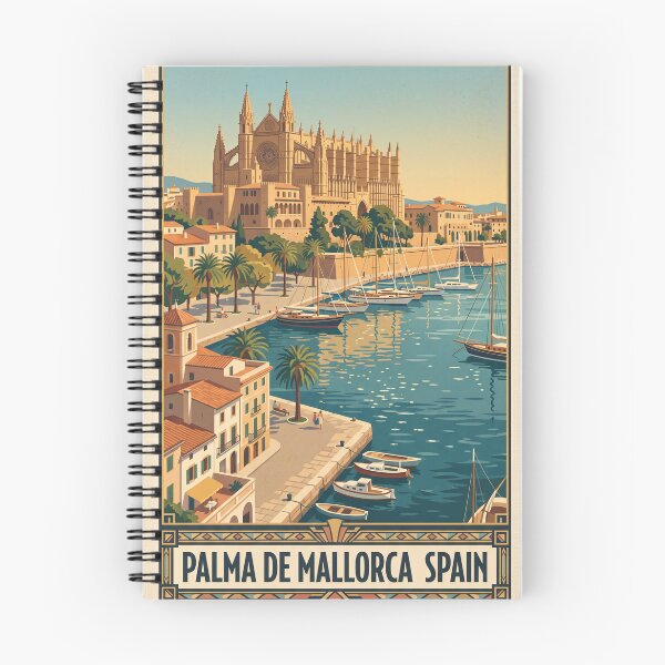 Item preview, Palma de Mallorca Vintage Travel Poster designed and sold by Bomax121.