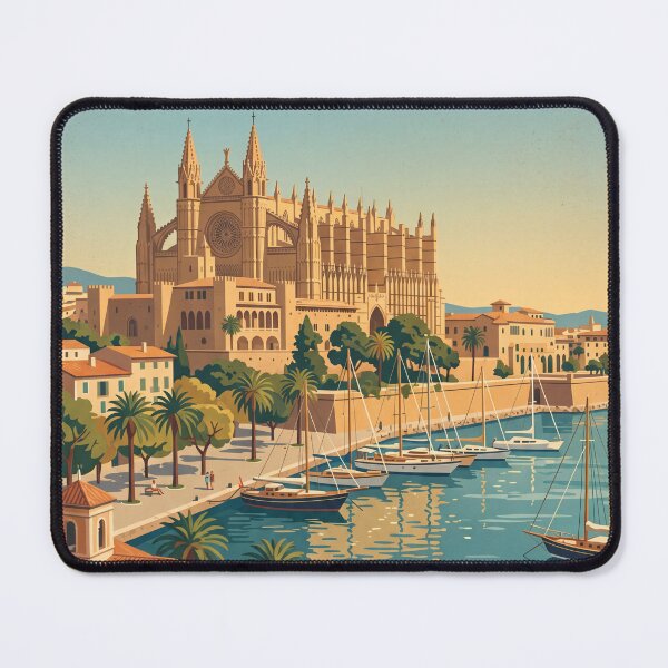 Item preview, Palma de Mallorca Vintage Travel Poster designed and sold by Bomax121.