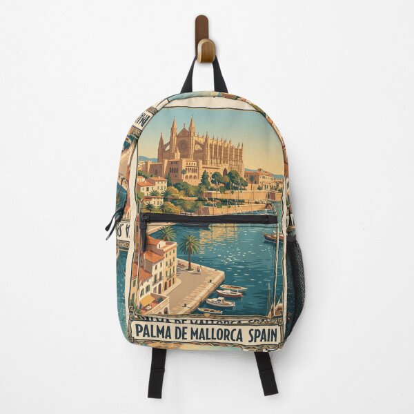 Item preview, Palma de Mallorca Vintage Travel Poster designed and sold by Bomax121.