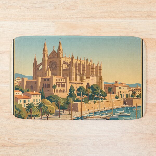 Item preview, Palma de Mallorca Vintage Travel Poster designed and sold by Bomax121.