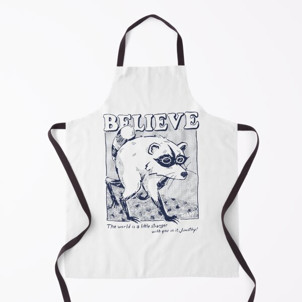 Item preview, Believe The World Is A Little Stranger With Jimothy Viral Raccoon Meme designed and sold by PixlCrypt.