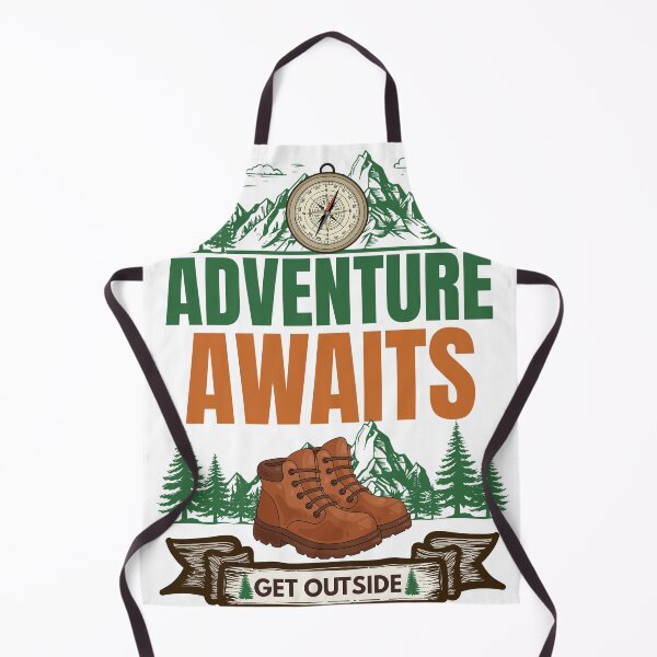 Item preview, Adventure Awaits Vintage Hiking Camping Outdoor T-Shirt designed and sold by Uvclick.